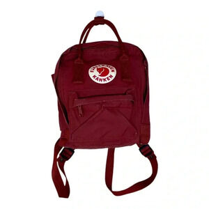 Fjallraven Kanken Mini Backpack Burgundy Red